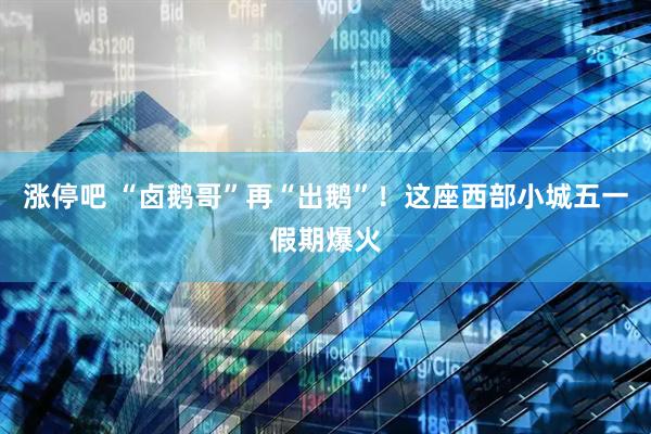 涨停吧 “卤鹅哥”再“出鹅”！这座西部小城五一假期爆火