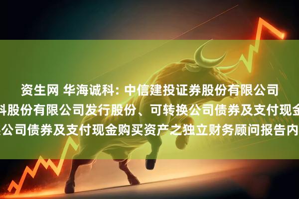 资生网 华海诚科: 中信建投证券股份有限公司关于江苏华海诚科新材料股份有限公司发行股份、可转换公司债券及支付现金购买资产之独立财务顾问报告内容摘要
