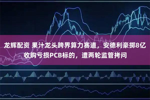 龙辉配资 果汁龙头跨界算力赛道，安德利豪掷8亿收购亏损PCB标的，遭两轮监管拷问
